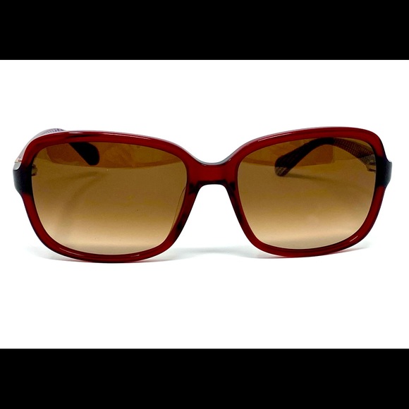 Diane Von Furstenberg DVF598S Kristen Red Sunglasses New - Picture 4 of 5